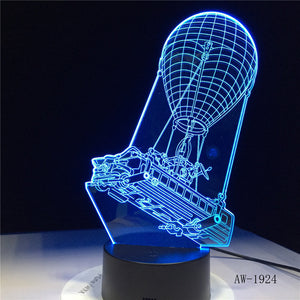 Battle Bus 3D Night Light LED
