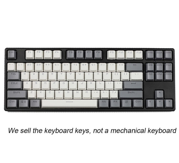 Pink Purple Blue Mechanical keyboard key cap 104/87 keycap ABS transparent key cap for Gaming Mechanical Keyboard MX keycaps