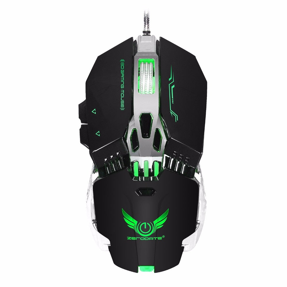 Wired Gaming Mouse X800 Optical Mouse With 8Button RGB