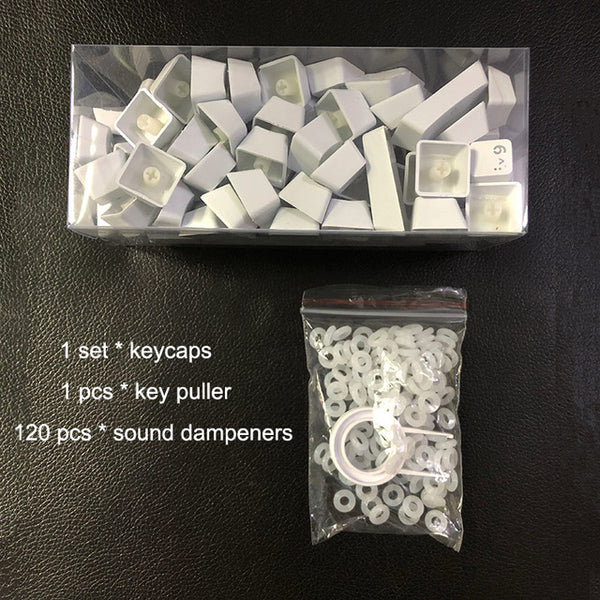 Russian Keycaps for Mechanical Keyboard Compatible with MX Switches DIY Replacement Transparent Support Led Lighting Keycaps