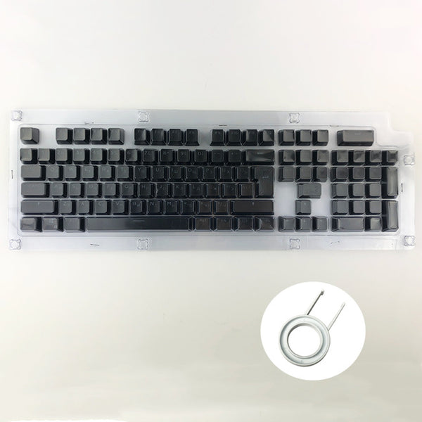 Russian Keycaps for Mechanical Keyboard Compatible with MX Switches DIY Replacement Transparent Support Led Lighting Keycaps