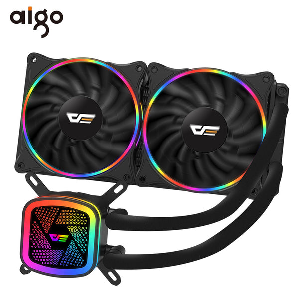 Aigo PC Case Water Cooling Computer CPU Fan T120/240/360