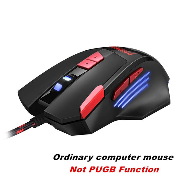 NEO STAR Wired 8D PUGB Gaming Mouse with 8 Button Gamer Mouse 800-4800 DPI Optical RGB LED USB Computer Mouse For PC Laptop
