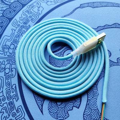 Paracord Mouse Cables MOD Accessories Cord Ultra Soft Light Handmade Soft Comfort Wireless Gpro Rival 3.0pro GPW USB Highquality