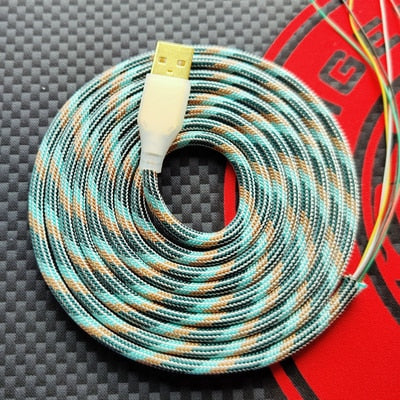 Paracord Mouse Cables MOD Accessories Cord Ultra Soft Light Handmade Soft Comfort Wireless Gpro Rival 3.0pro GPW USB Highquality
