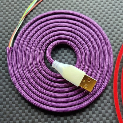 Paracord Mouse Cables MOD Accessories Cord Ultra Soft Light Handmade Soft Comfort Wireless Gpro Rival 3.0pro GPW USB Highquality