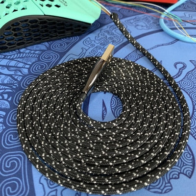 Paracord Mouse Cables MOD Accessories Cord Ultra Soft Light Handmade Soft Comfort Wireless Gpro Rival 3.0pro GPW USB Highquality
