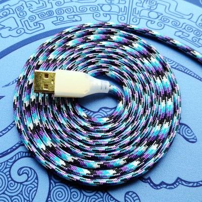 Paracord Mouse Cables MOD Accessories Cord Ultra Soft Light Handmade Soft Comfort Wireless Gpro Rival 3.0pro GPW USB Highquality