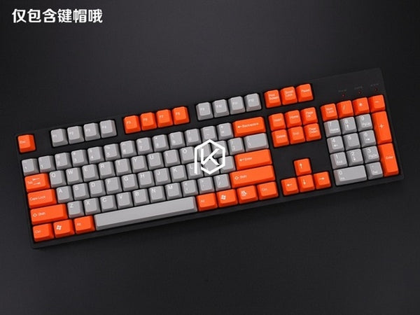 taihao abs double shot keycaps for diy gaming mechanical keyboard color of ocean deep blue white yellow red orange purple pink