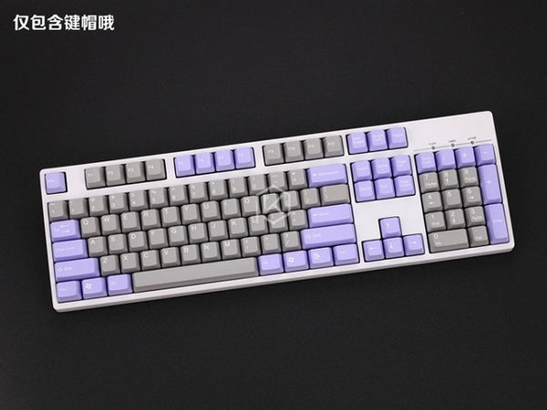 taihao abs double shot keycaps for diy gaming mechanical keyboard color of ocean deep blue white yellow red orange purple pink