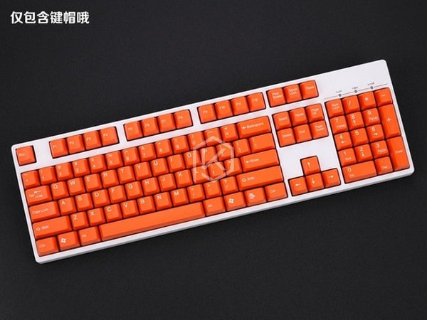 taihao abs double shot keycaps for diy gaming mechanical keyboard color of ocean deep blue white yellow red orange purple pink