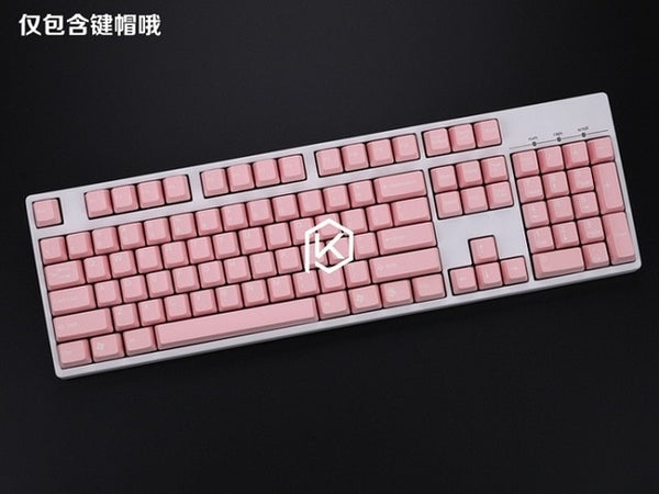 taihao abs double shot keycaps for diy gaming mechanical keyboard color of ocean deep blue white yellow red orange purple pink