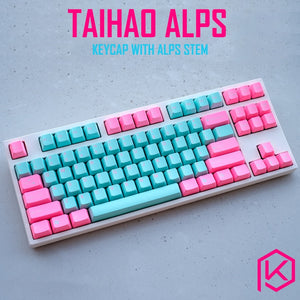 taihao alps miami tomcat abs double shot keycaps for diy gaming mechanical keyboard for alps switches apc matias switches