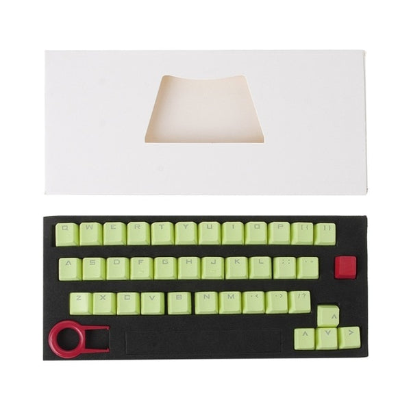 PBT 37 Keys Double shot Translucidus Backlit Keycaps for Mechanical Keyboard