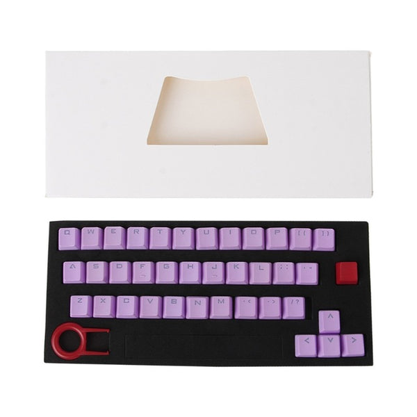PBT 37 Keys Double shot Translucidus Backlit Keycaps for Mechanical Keyboard