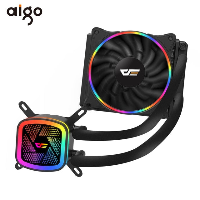 Aigo PC Case Water Cooling Computer CPU Fan T120/240/360