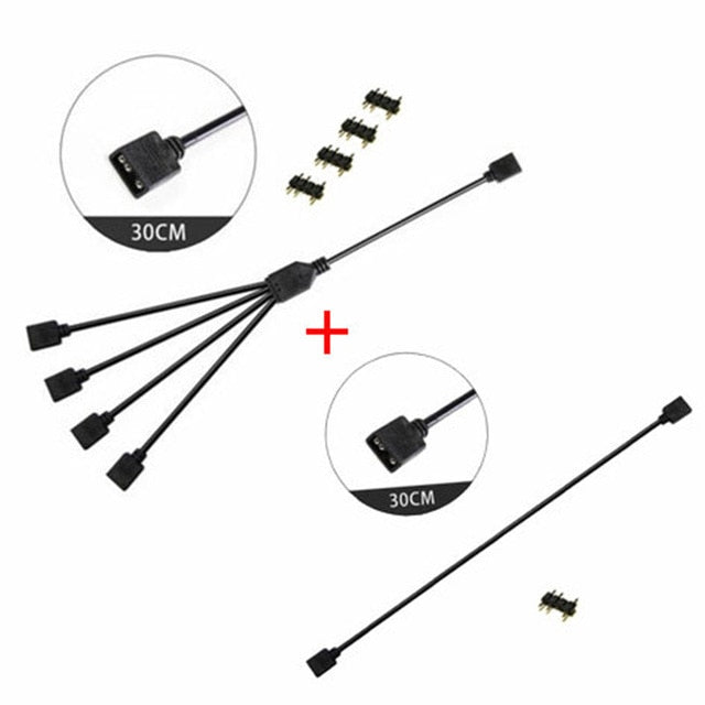 Magnetic Computer 5V/3PIN Aluminum R505 Light Strip