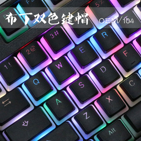 PBT Pudding Keycaps With Keycap Holder Doubleshot Backlit Cherry MX Keycap Set ANSI ISO Caps For MX Switches Mechanical Keyboard